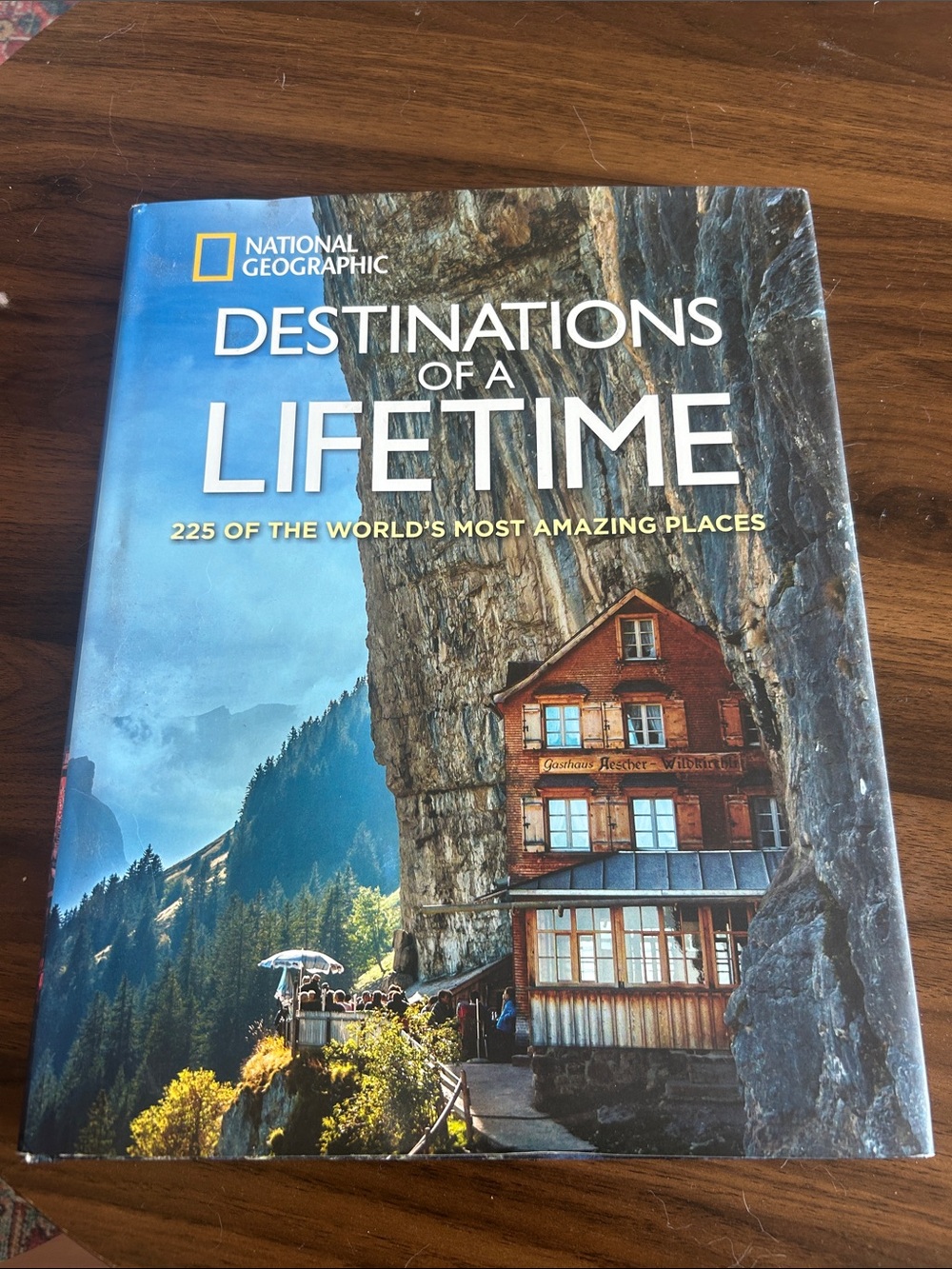 National Geographic Destinations of a Lifetime — Blue and Brown Scenic Cover